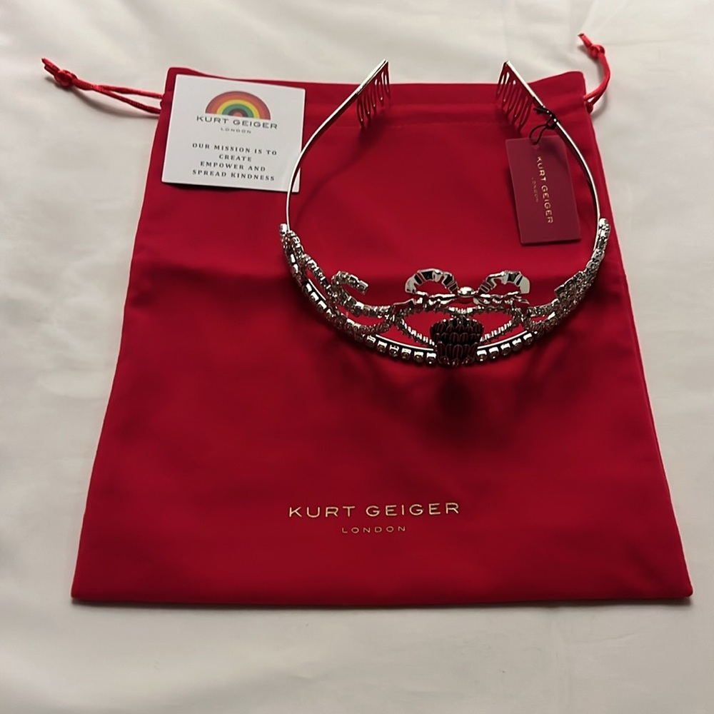 Kurt Geiger Eagle Tiara Crystal Cubic Zircinia NWT - Picture 6 of 12